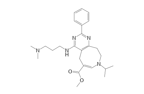 Methyl 4-{[3-(Dimethylamino)propyl]amino}-8-isopropyl-2-phenyl-5,8,9,10-tetrahydropyrimido-[4,5-d]azocine-6-carboxylate