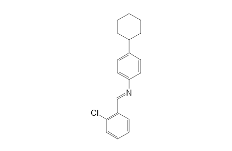 N-(o-chlorobenzylidene)-p-cyclohexylaniline