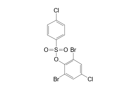 p-CHLOROBENZENESULFONIC ACID, 4-CHLORO-2,6-DIBROMOPHENYL ESTER