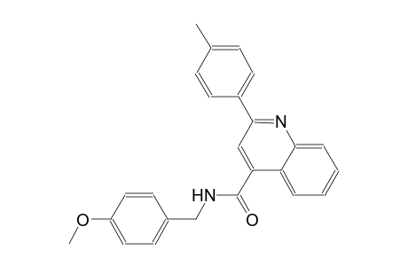 N-(4-methoxybenzyl)-2-(4-methylphenyl)-4-quinolinecarboxamide