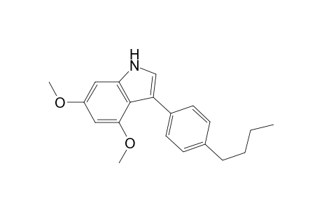 3-(4'-butylphenyl)-4,6-dimethoxyindole