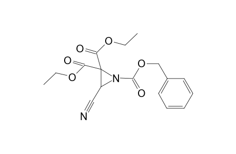 2,2-Diethyl 1-Benzyl 3-cyanoaziridine-1,2,2-dicarboxylate