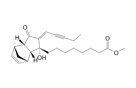 4E-3-(7-Methoxycarbonylheptyl)-3-hydroxy-4-(pent-2-ynylidene)tricyclo[5.2.1.0(2,6)]dec-8-en-5-one