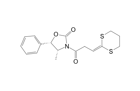 (4R,5S)-3-[1-Oxo-3-(1,3-dithian-2-ylidene)propyl]-4-methyl-5-phenyl-2-oxazolidenone