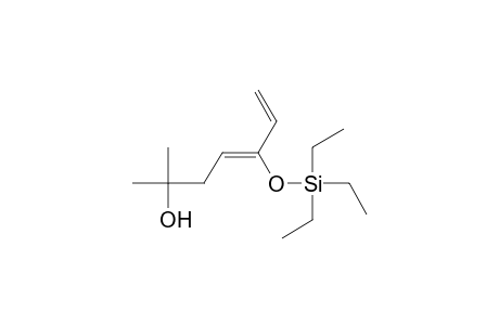 4,6-Heptadien-2-ol, 2-methyl-5-[(triethylsilyl)oxy]-, (Z)-