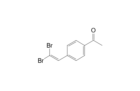 1-[4-(2,2-Dibromoethenyl)phenyl]ethanone