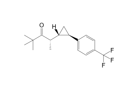 (S)-trans 2-(2'-(4-(trifluoromethyl)phenyl)cyclopropyl)-4,4-dimethylpentan-3-one