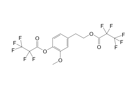 (4-Hydroxy-3-methoxyphenyl)ethanol bis(perfluoropropionate)