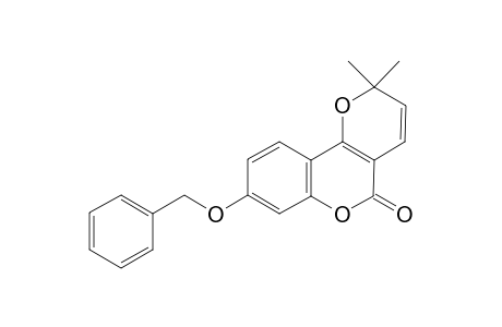 8-Benzyloxy-2,2-dimethyl-2H-pyrano[4,5-c]coumarine