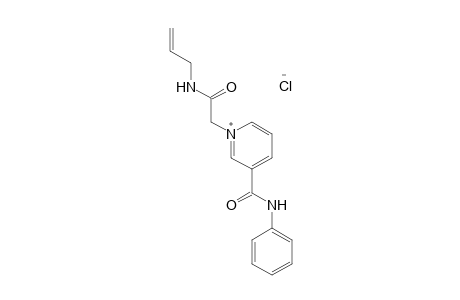 1-[(allylcarbamoyl)methyl]-3-(phenylcarbamoyl)pyridinium chloride