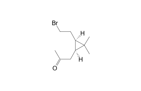 (1-R,3-R)-(-)-1-(2-BROMOETHYL)-2,2-DIMETHYL-3-(2-OXOPROPYL)-CYCLOPROPANE