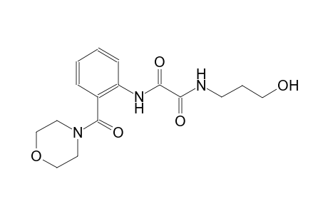 ethanediamide, N~1~-(3-hydroxypropyl)-N~2~-[2-(4-morpholinylcarbonyl)phenyl]-