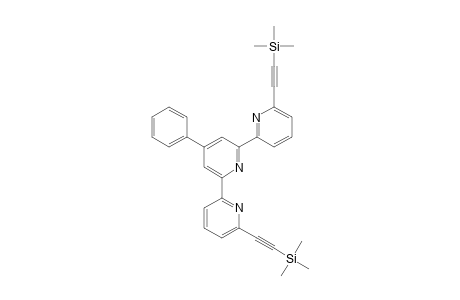 6,6"-Bis[2-(trimethylsilyl)-1-ethynyl]-4'-phenyl-2,2':6',2"-terpyridine