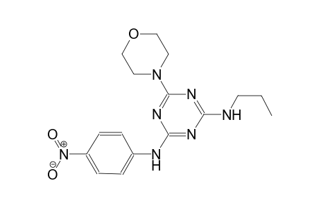 1,3,5-triazine-2,4-diamine, 6-(4-morpholinyl)-N~2~-(4-nitrophenyl)-N~4~-propyl-