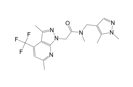 1H-pyrazolo[3,4-b]pyridine-1-acetamide, N-[(1,5-dimethyl-1H-pyrazol-4-yl)methyl]-N,3,6-trimethyl-4-(trifluoromethyl)-