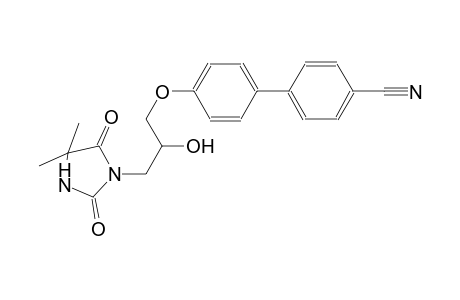 4'-[3-(4,4-dimethyl-2,5-dioxo-1-imidazolidinyl)-2-hydroxypropoxy][1,1'-biphenyl]-4-carbonitrile