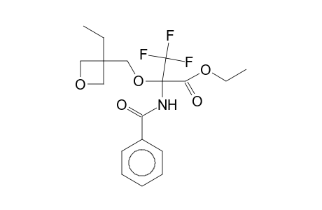 Ethyl 2-benzamido-2-[(3-ethyl-3-oxetanyl)methoxy]-3,3,3-trifluoropropionate