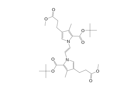 1,2-bis[ 5'-t-Butoxycarbonyl- 4'-methyl-3'-methoxycarbonylethylpyrrolyl] ethene