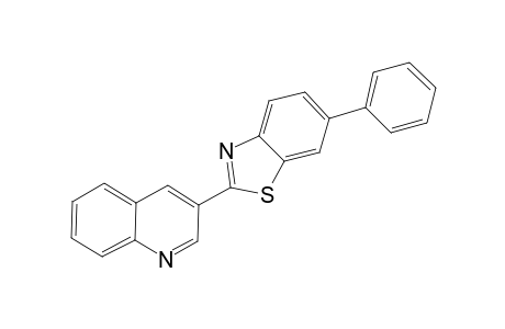 3-[2'-(6"-Phenylbenzothiazolyl)]quinoline