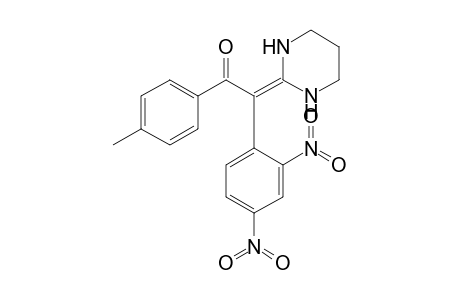 2-[(4-methylbenzoyl)(2,4-dinitrophenyl)methylene]hexahydropyrimidine