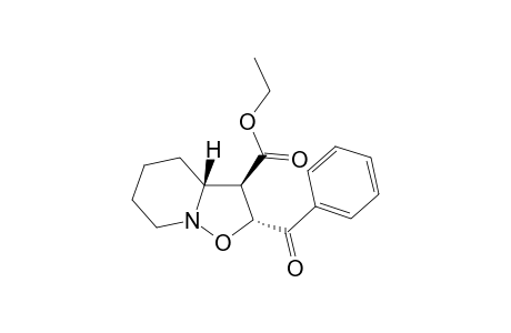 (2R,3R,3aR)-2-benzoyl-3,3a,4,5,6,7-hexahydro-2H-isoxazolo[2,3-a]pyridine-3-carboxylic acid ethyl ester