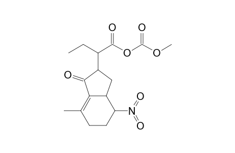 Ethyl 1-Methoxycarbonyl-7-methyl-4-nitro-1-oxo-2,3,3a,4,5,6-hexahydroinden-2-ylacetate