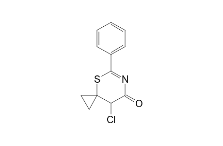 8-Chloro-5-phenyl-4-thia-6-azaspiro[2.5]oct-5-en-7-one