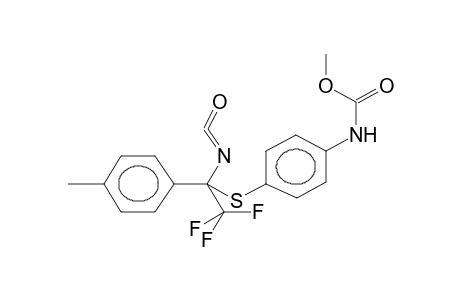 ALPHA-TRIFLUOROMETHYL-ALPHA-[4-(O-METHYLCARBAMOYL)PHENYLTHIO]-PARA-METHYLBENZYLISOCYANATE