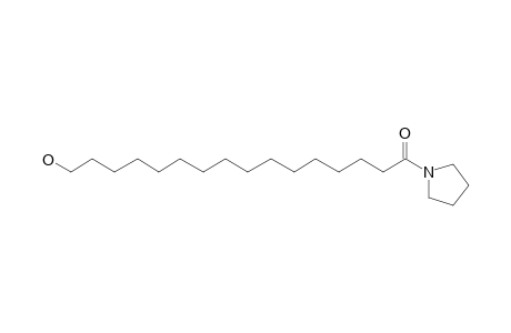 16-Hydroxy-hexadecanooic acid, pyrrolidide