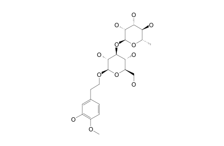 (2S,3R,4R,5R,6S)-2-[(2R,3R,4S,5R,6R)-3,5-dihydroxy-2-[2-(3-hydroxy-4-methoxy-phenyl)ethoxy]-6-methylol-tetrahydropyran-4-yl]oxy-6-methyl-tetrahydropyran-3,4,5-triol
