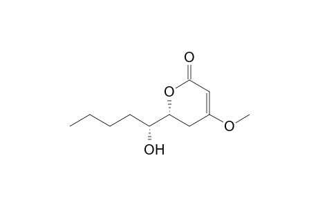 (6R,1'R)-(-)-5,6-Dihydro-6-(1'-hydroxypentyl)-4-methoxypyran-2-one