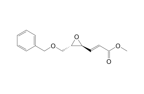 (E)-3-[(2S,3S)-3-(benzoxymethyl)oxiran-2-yl]acrylic acid methyl ester