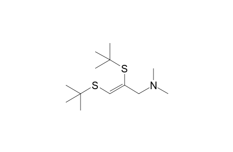 (2Z)-2,3-Bis(tert-butylsulfanyl)-N,N-dimethylprop-2-en-1-amine