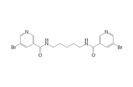 5-bromo-N-(5-{[(5-bromo-3-pyridinyl)carbonyl]amino}pentyl)nicotinamide