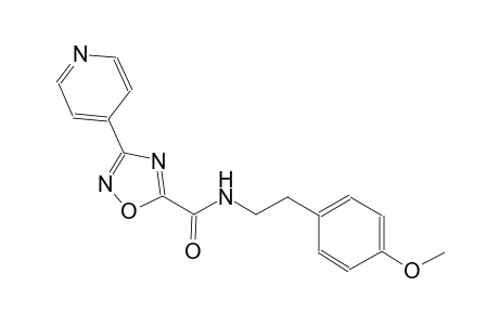 1,2,4-oxadiazole-5-carboxamide, N-[2-(4-methoxyphenyl)ethyl]-3-(4-pyridinyl)-