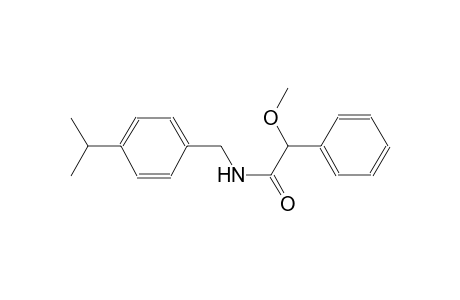 benzeneacetamide, alpha-methoxy-N-[[4-(1-methylethyl)phenyl]methyl]-
