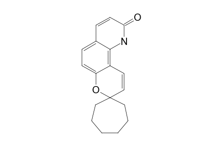 SPIRO-[CYCLOHEPTANE-1,8'-(8'H)-PYRAN-[2,3-H]-QUINOLIN]-2'-(1'H)-ONE