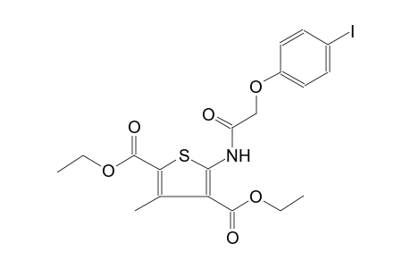 5-[[2-(4-iodophenoxy)-1-oxoethyl]amino]-3-methylthiophene-2,4-dicarboxylic acid diethyl ester