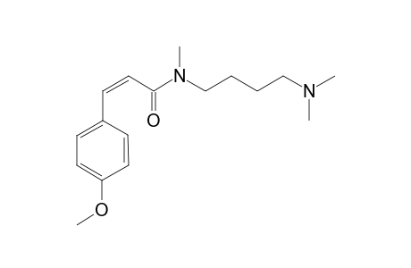 N,N,N'-trimethyl-N'-(4-methoxy-cis-cinnamoyl-putrescin 8