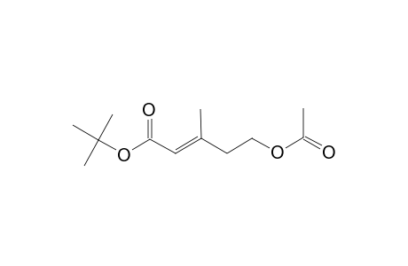 tert-Butyl (2E)-5-(acetyloxy)-3-methyl-2-pentenoate