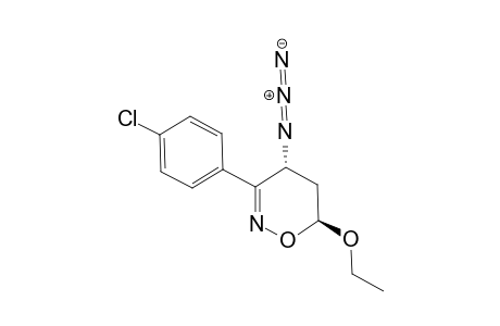 (4R,6S)-4-azido-3-(4-chlorophenyl)-6-ethoxy-5,6-dihydro-4H-1,2-oxazine