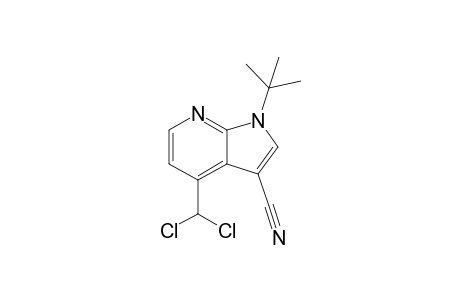 1-tert-Butyl-4-(dichloromethyl)-1H-pyrrolo[2,3-b]pyridine-3-carbonitrile