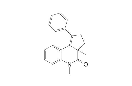 3a,5-Dimethyl-1-phenyl-3,3a-dihydro-2H-cyclopenta[c]-quinolin-4(5H)-one