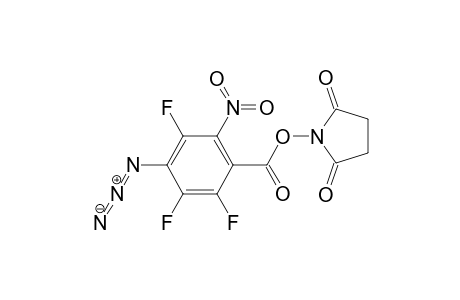2,5-Pyrrolidinedione, 1-[(4-azido-2,3,5-trifluoro-6-nitrobenzoyl)oxy]-
