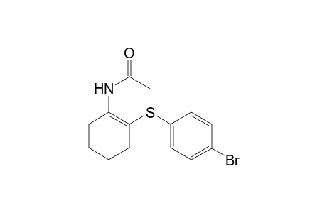 N-(2-((4-bromophenyl)thio)cyclohex-1-en-1-yl)acetamide