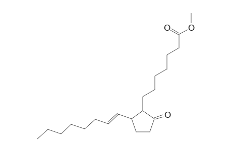 (+/-)-TRANS-2-(6'-CARBOMETHOXYHEXYL)-3-(E-1''-OCTENYL)-CYCLOPENTANONE