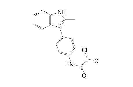 2-Methyl-3-(4'-dichloroacetamidophenyl)indole