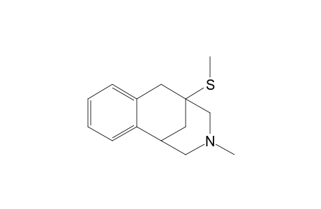 3-Methyl-5-methylsulfanyl-1,2,3,4,5,6-hexahydro-1,5-methano-3-benzoazocine