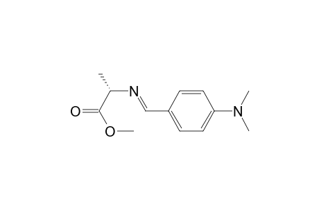 L-Alanine, N-[[4-(dimethylamino)phenyl]methylene]-, methyl ester