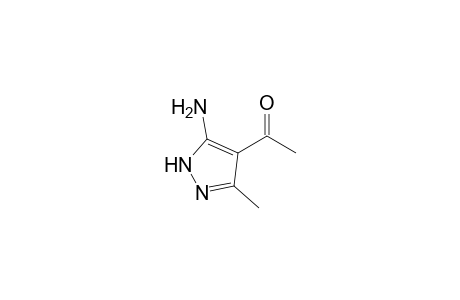 1-(3-amino-5-methyl-1H-pyrazol-4-yl)ethanone